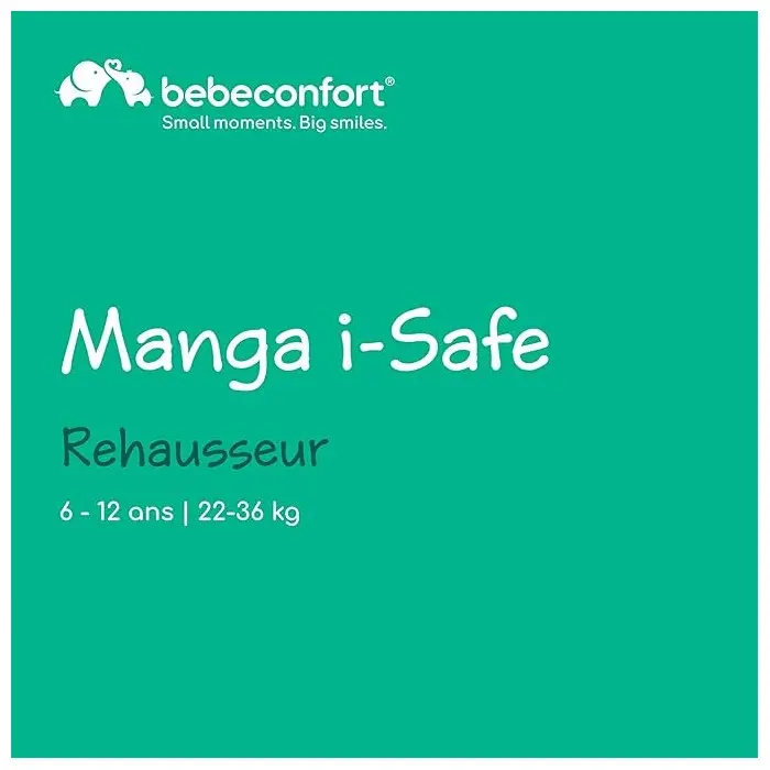 Bébé Confort Réhausseur Auto Gaia i-Safe Black Réhausseur -