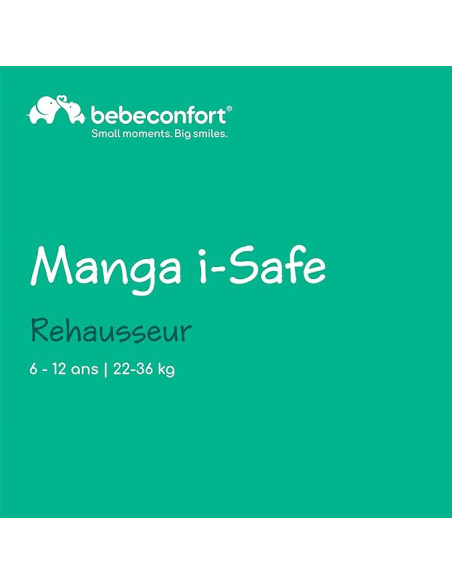 Bébé Confort Réhausseur Auto Gaia i-Safe Black dans Réhausseur chez Baby And Mom Maroc