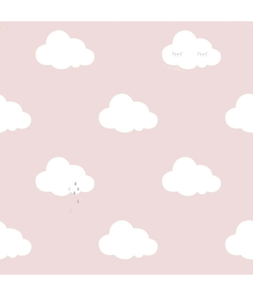 Papier Peint pour Chambre d'enfant 230 g/m² en Vinyle - Nuage