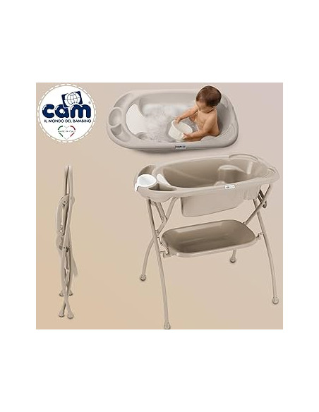 CAM Kit Baignoire Intégré Avec Support Et Rangement dans Baignoire chez Baby And Mom Maroc