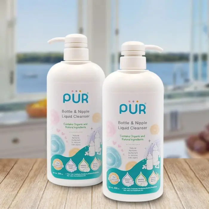 Pür Détergent vaisselle bébé - Liquide de nettoyage des