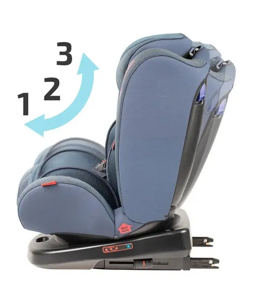 Siège Auto isofix et rotatif Heyner Koala Groupe 0/1/2/3 - Bleu 2