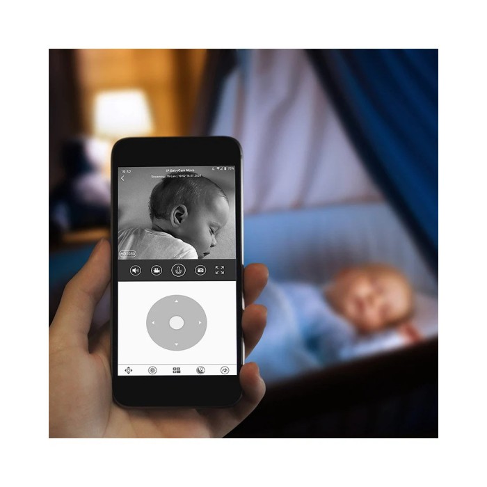 Reer Babyphone Vidéo IP BabyCam Move Babyphone - Maroc