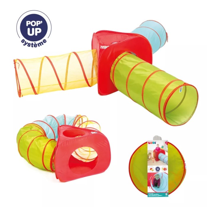 Ludi Multi Tunnel Parcours de Motricité 2ans+ dans Jouet chez Baby And Mom Maroc