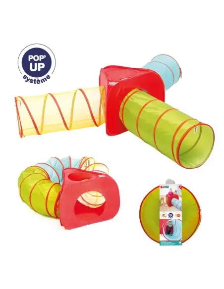 Ludi Multi Tunnel Parcours de Motricité 2ans+ Jouet - Ludi