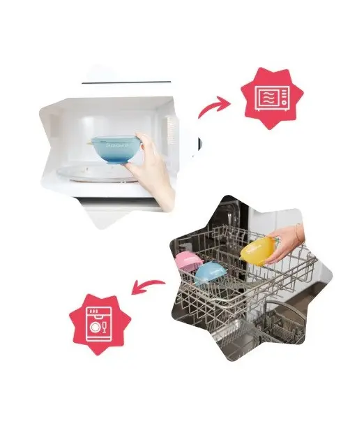 Badabulle 3 Bols Antidérapants 300ml Vaisselle bébé - Maroc 2