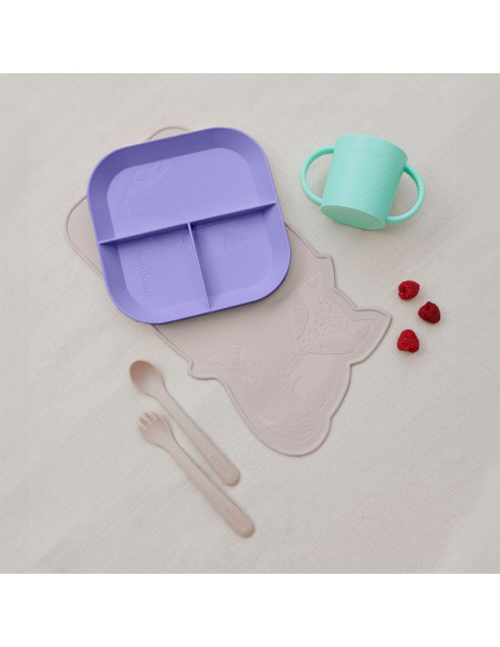 Miniland Coffret Repas Coucher du Soleil Vaisselle bébé -