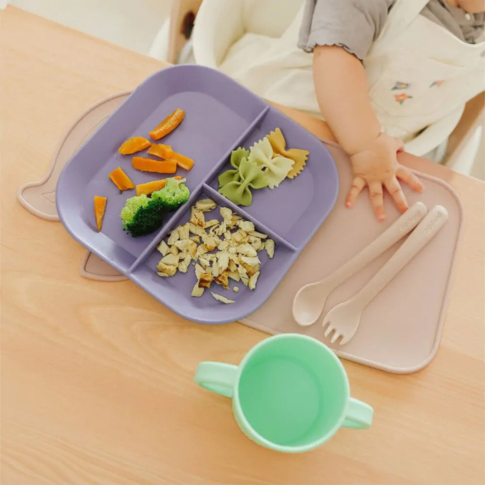 Miniland Coffret Repas Coucher du Soleil Vaisselle bébé -
