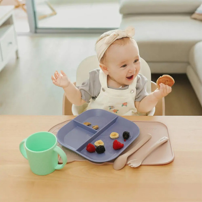 Miniland Coffret Repas Coucher du Soleil Vaisselle bébé -