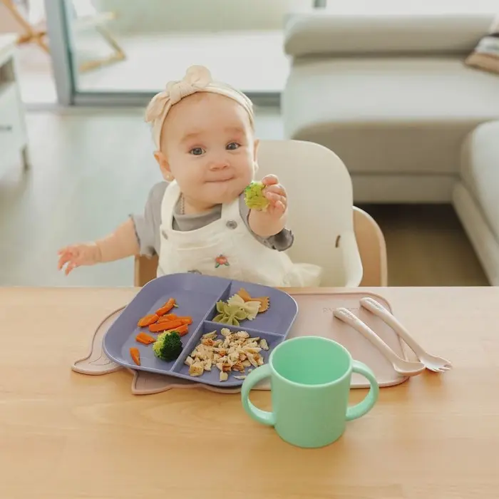 Miniland Coffret Repas Coucher du Soleil Vaisselle bébé -