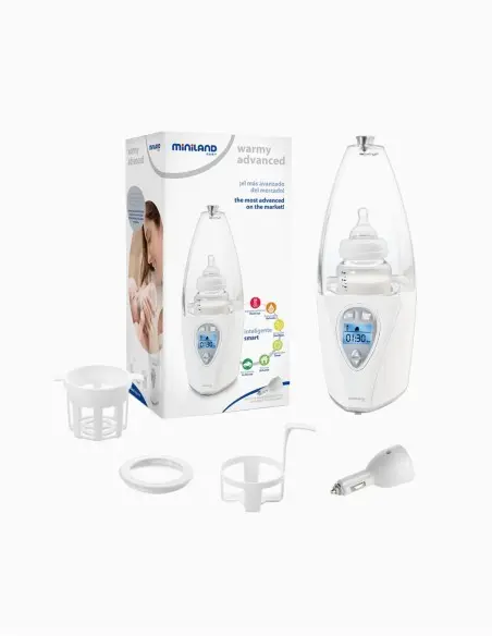 Miniland Chauffe Biberon Warmy Advanced Stérilisateur -