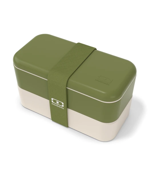 Monbento Original lunch box for children BPA free - recycled Olive
