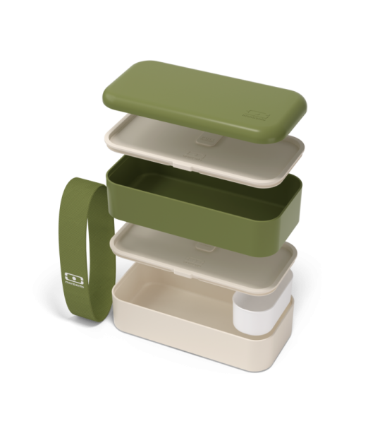 Monbento Lunch Box pour enfants sans BPA Original - Olive 2