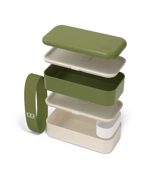 Monbento Lunch Box pour enfants sans BPA Original - Olive 2