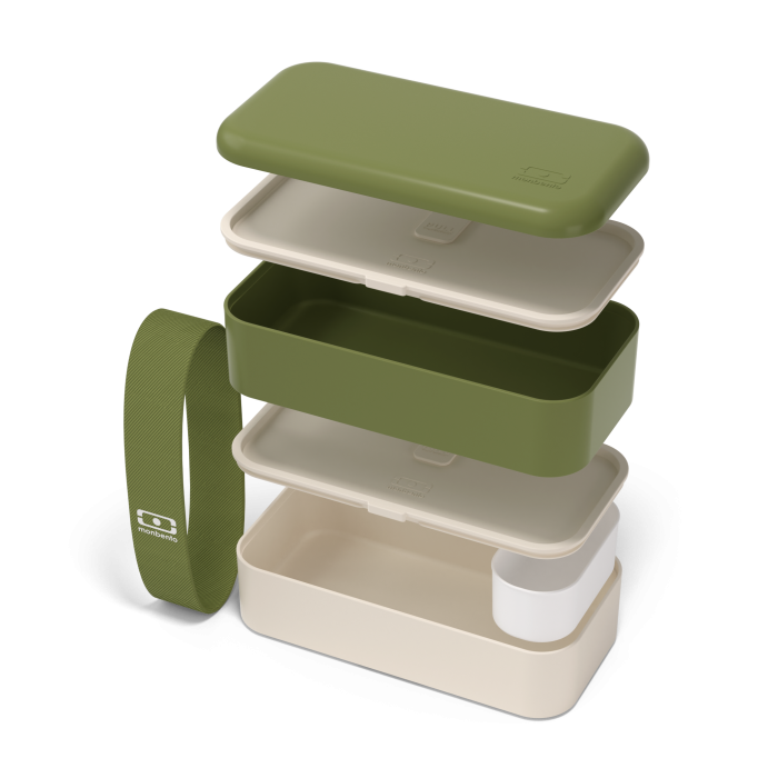 Monbento Lunch Box pour enfants sans BPA Original - Olive