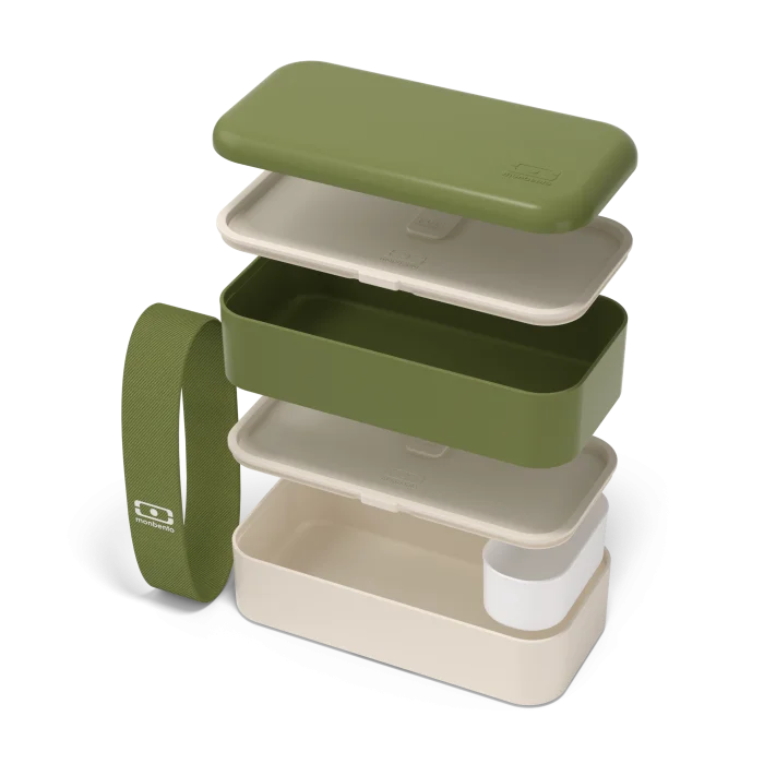 Monbento Lunch Box pour enfants sans BPA Original - Olive