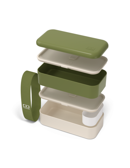 Monbento Lunch Box pour enfants sans BPA Original - Olive