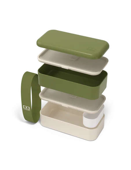Monbento Original lunch box for children BPA free - recycled Olive — photo 2