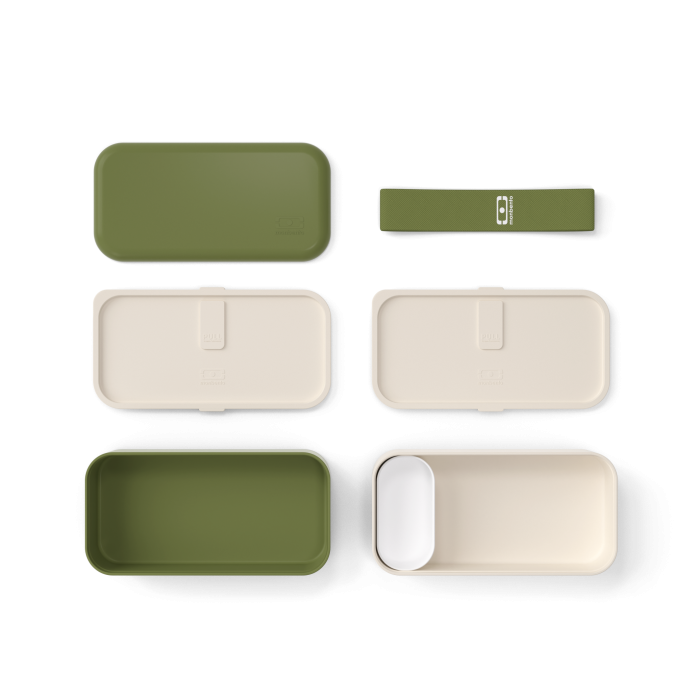 Monbento Lunch Box pour enfants sans BPA Original - Olive