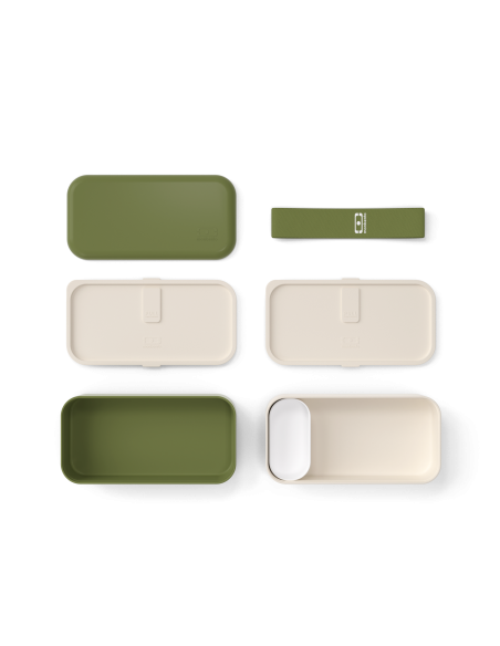 Monbento Lunch Box pour enfants sans BPA Original - Olive