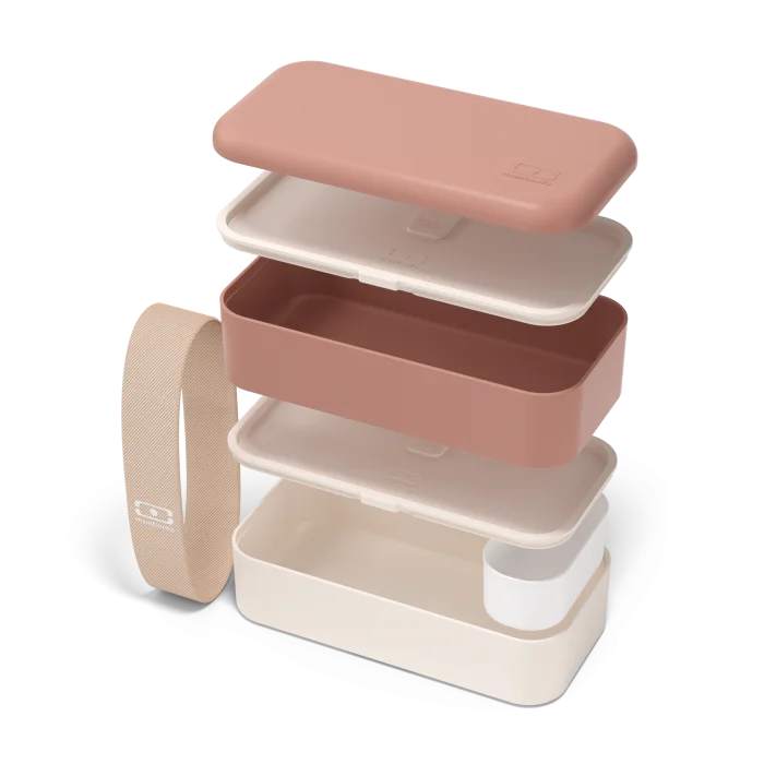 Monbento Lunch Box pour enfants sans BPA Original - Pink Moka