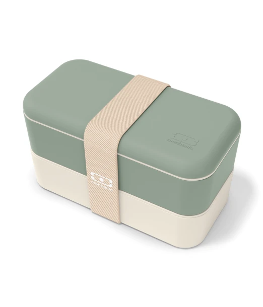 Monbento lunch box for children BPA-free Original - Natural Green