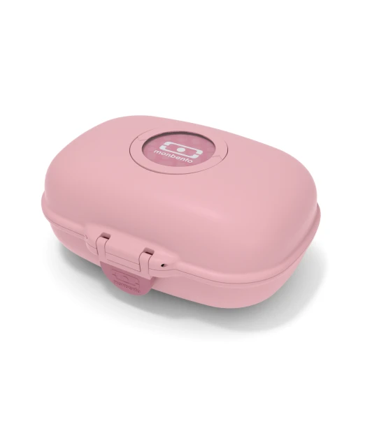 Monbento Gram children's snack box BPA-free — blush pink