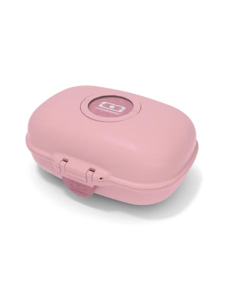 Monbento Gram children's snack box BPA-free — blush pink