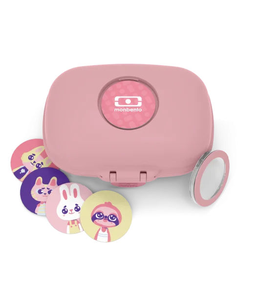 Monbento Boîte à goûter pour enfants sans BPA Gram – Rose blush 2