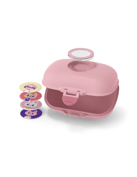 Monbento Gram children's snack box BPA-free — blush pink — photo 4