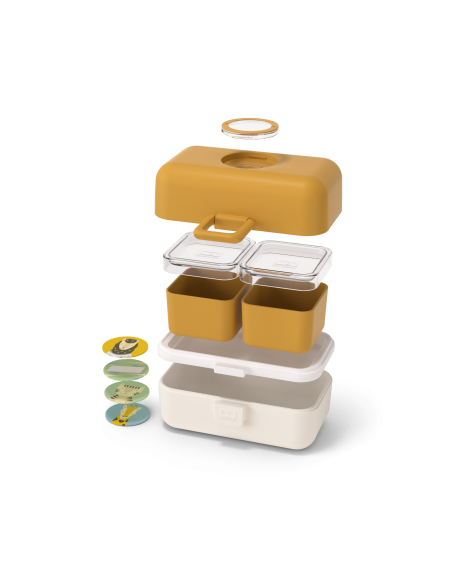 Monbento Lunch box pour enfants sans BPA Tresor – Safari Lunch