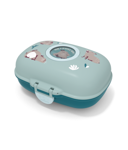Monbento Boîte à goûter pour enfants sans BPA Gram – Bleu capy