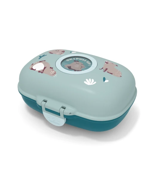Monbento Gram BPA-free snack box for children — Capy blue