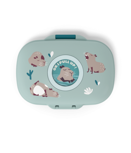 Monbento Boîte à goûter pour enfants sans BPA Gram – Bleu capy 2