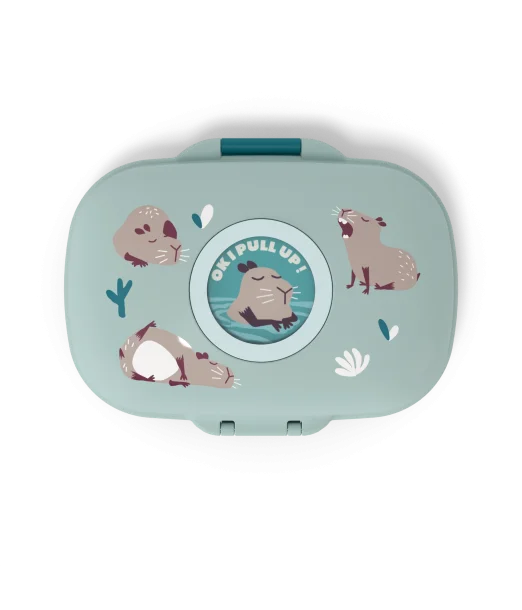Monbento Boîte à goûter pour enfants sans BPA Gram – Bleu capy 2