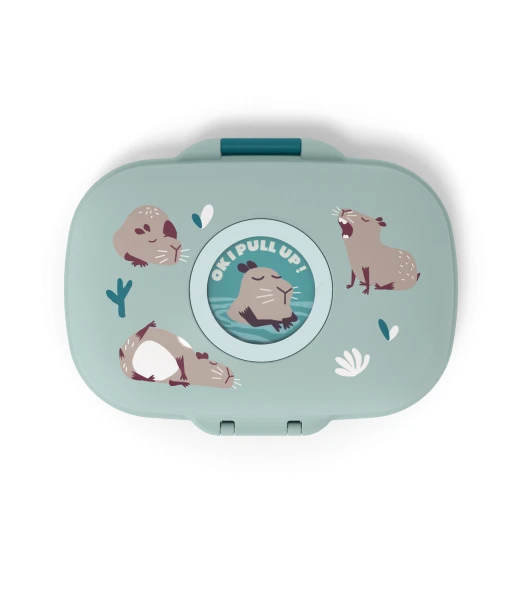 Monbento Gram BPA-free snack box for children — Capy blue 2
