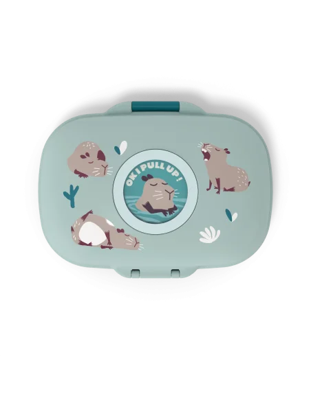 Monbento Gram BPA-free snack box for children — Capy blue — photo 2