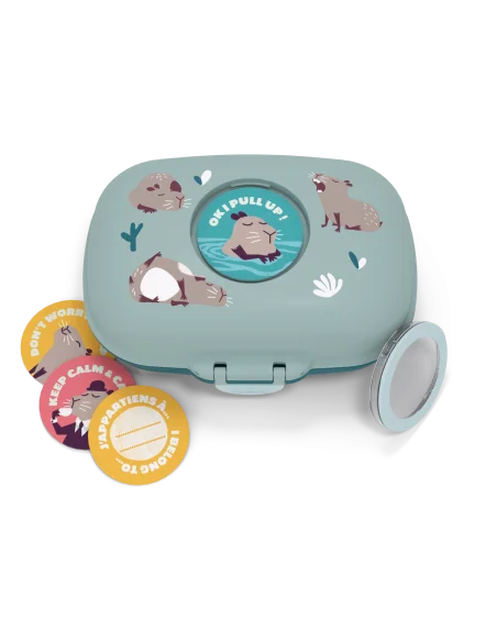Monbento Gram BPA-free snack box for children — Capy blue — photo 3
