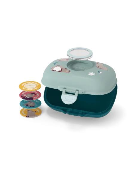 Monbento Gram BPA-free snack box for children — Capy blue — photo 4