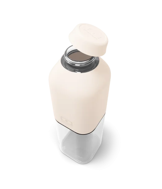 Monbento Positive M خالٍ من البيسفينول أ للأطفال والبالغين — Natural cream سعة 500ml 2