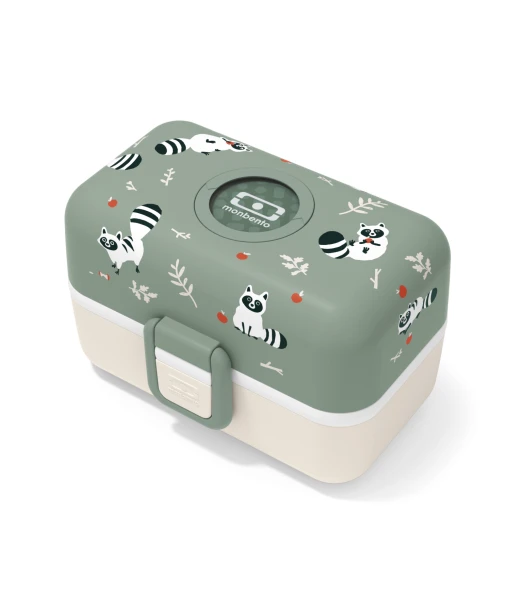 Monbento lunch box for children BPA-free Treasure – Raccoon