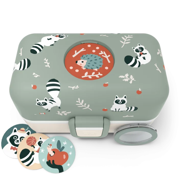 Monbento Lunch box pour enfants sans BPA Tresor – Raccoon Lunch