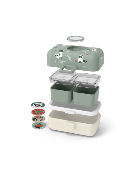 Monbento lunch box for children BPA-free Treasure – Raccoon — photo 3
