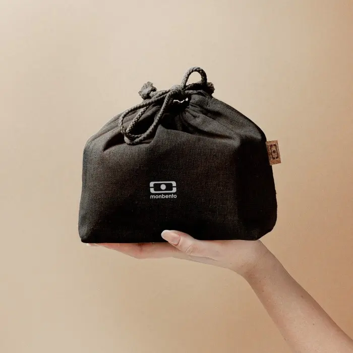Monbento Pochette M pour Lunch box enfants et adultes – Noir