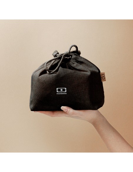 Monbento Pochette M pour Lunch box enfants et adultes – Noir