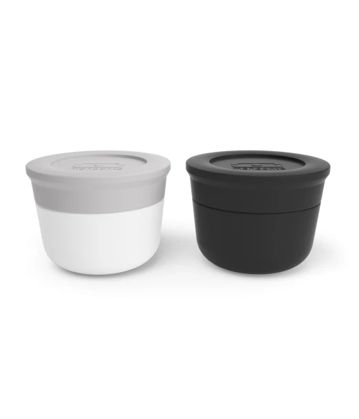 Monbento sauce containers Temple BPA-free S black/grey 2