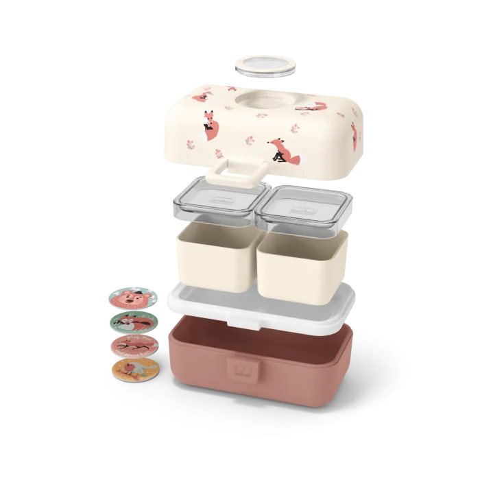 Monbento Lunch box pour enfants sans BPA Tresor – Fox Lunch Box