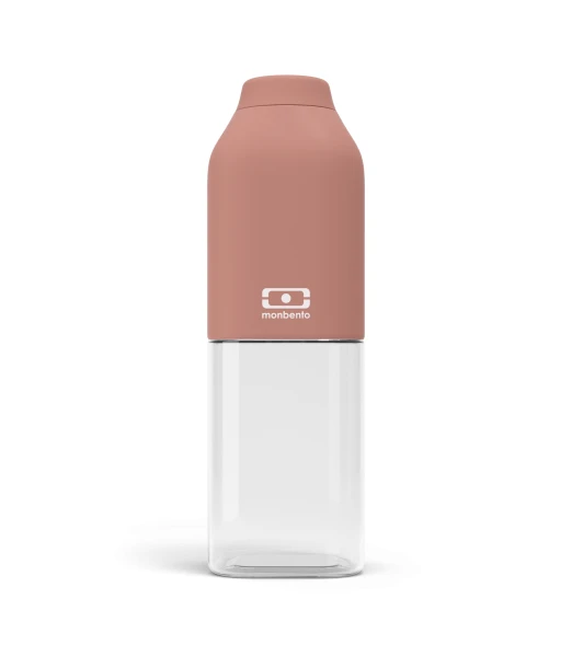 Monbento Positive M bottle BPA-free, drinking bottle for children and adults — Rosa mocha colour 500 ml