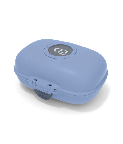 Monbento Boîte à goûter pour enfants sans BPA Gram – Bleu
