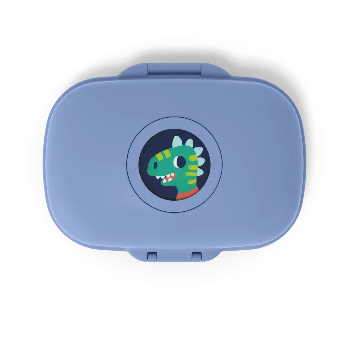 Monbento Boîte à goûter pour enfants sans BPA Gram – Bleu